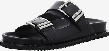 Tamaris Mules in Black: front