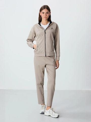Tommy Life - Fato de jogging em bege: frente