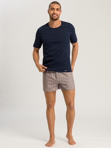 Hanro Boxershorts ' Fancy Woven ' in Beige