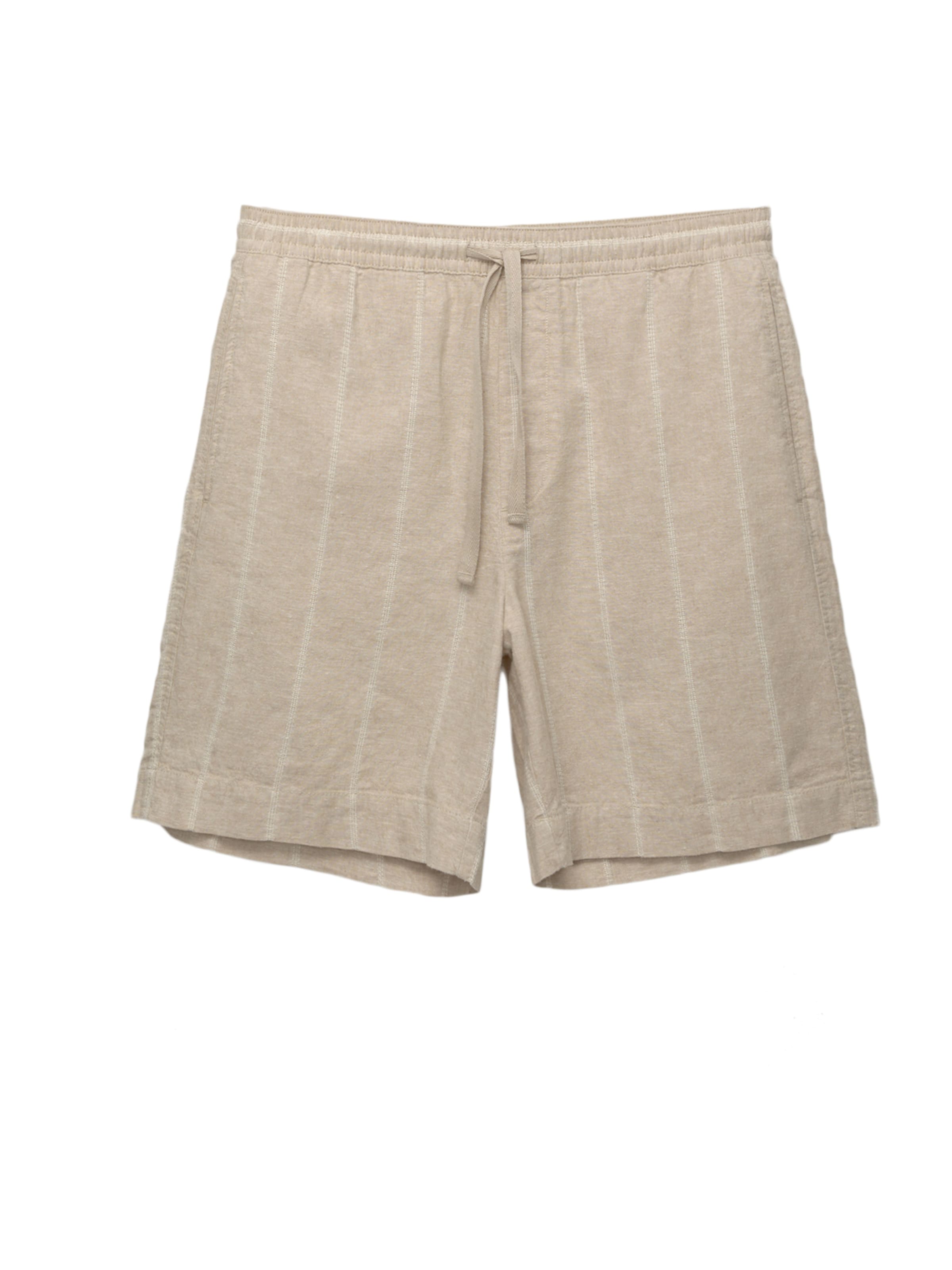 Pull&Bear Loose fit Trousers in Beige: front