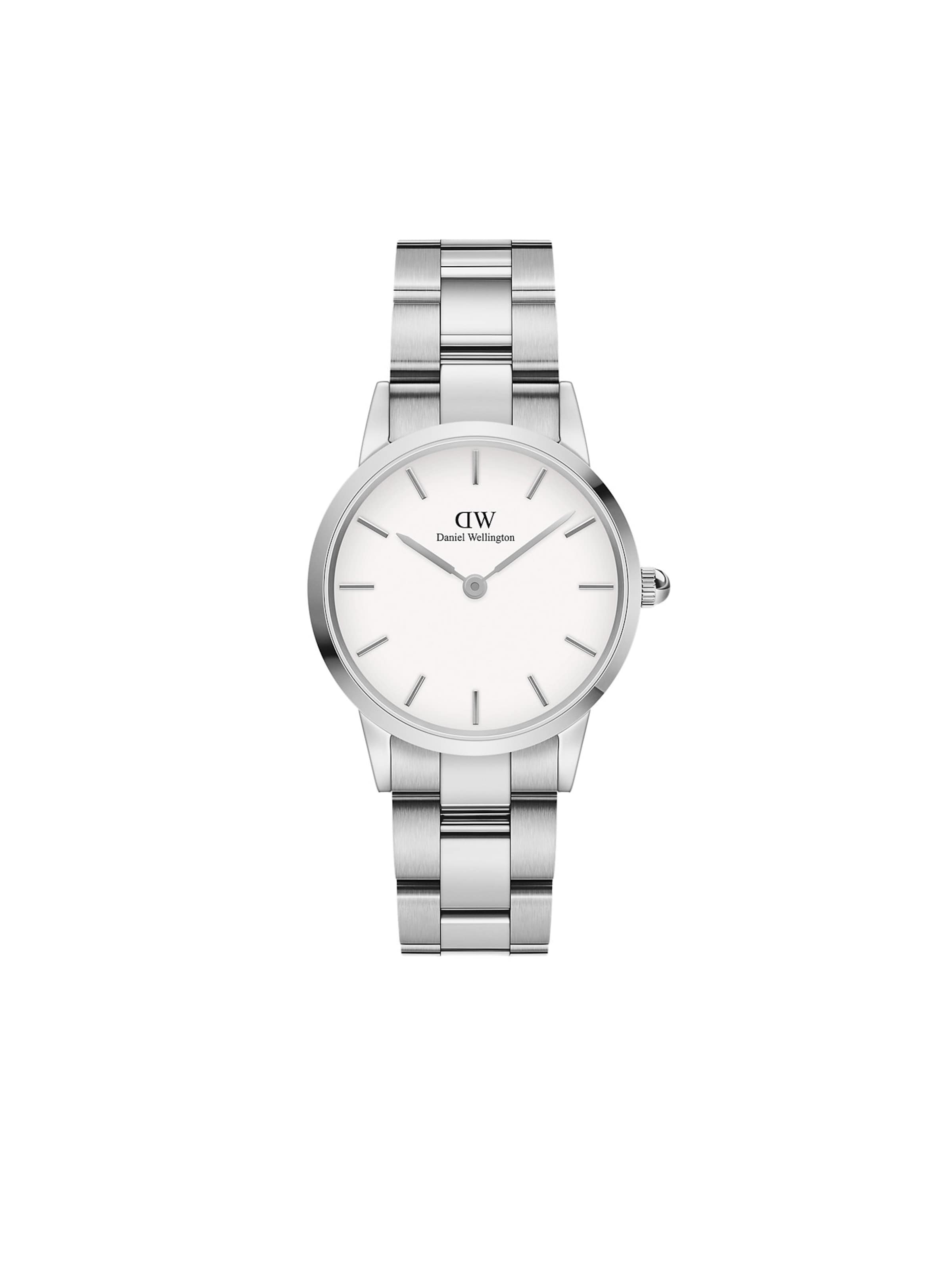 Daniel Wellington Analoog horloge in Zilver: voorkant