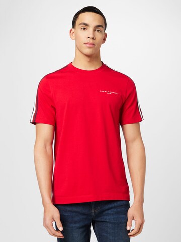 TOMMY HILFIGER T-Shirt in Rot: predná strana