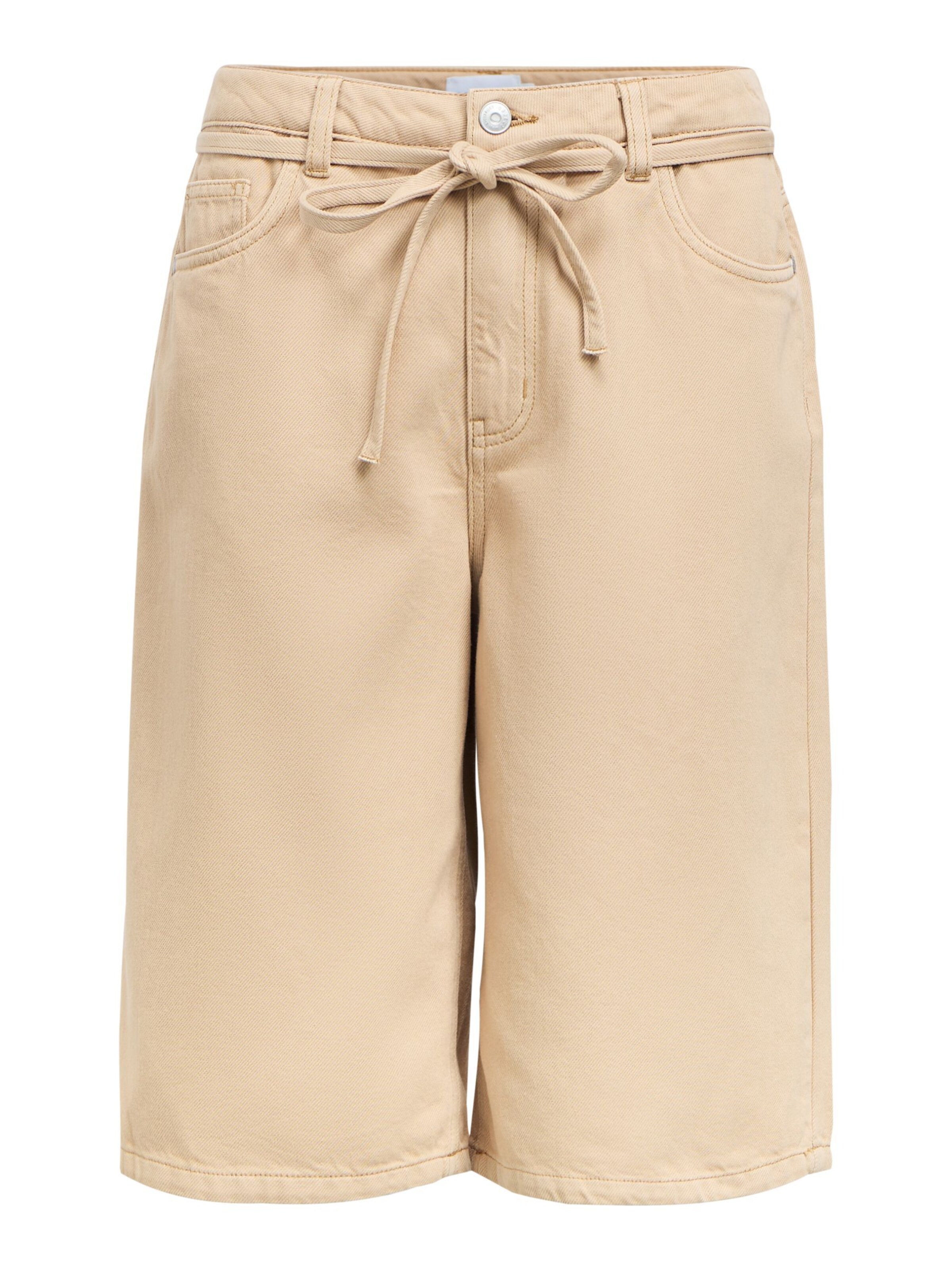 OBJECT - Pantalón en beige: frente