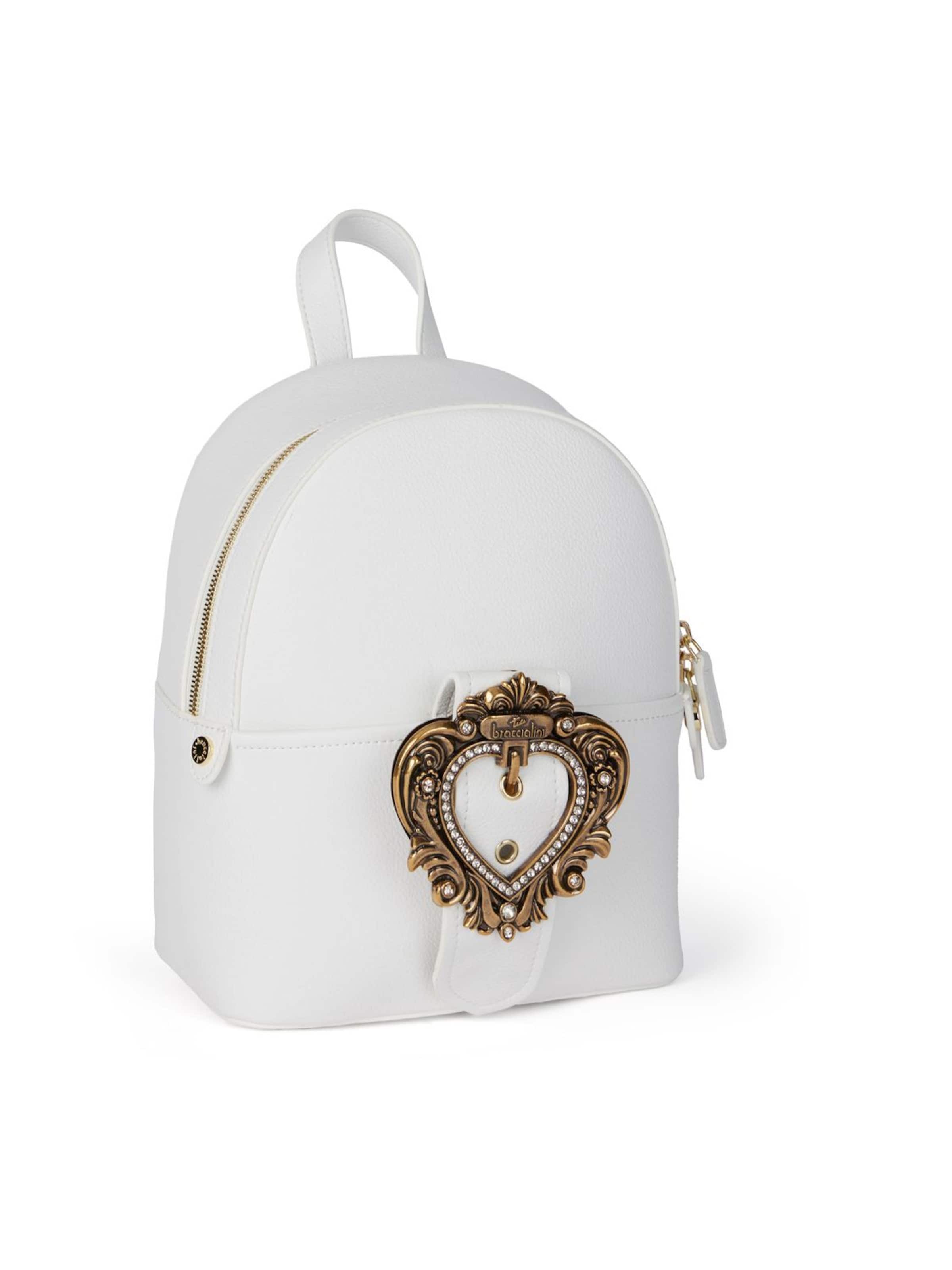 Braccialini Rucksack 'Baroque'‌‌‌‌ in Weiß