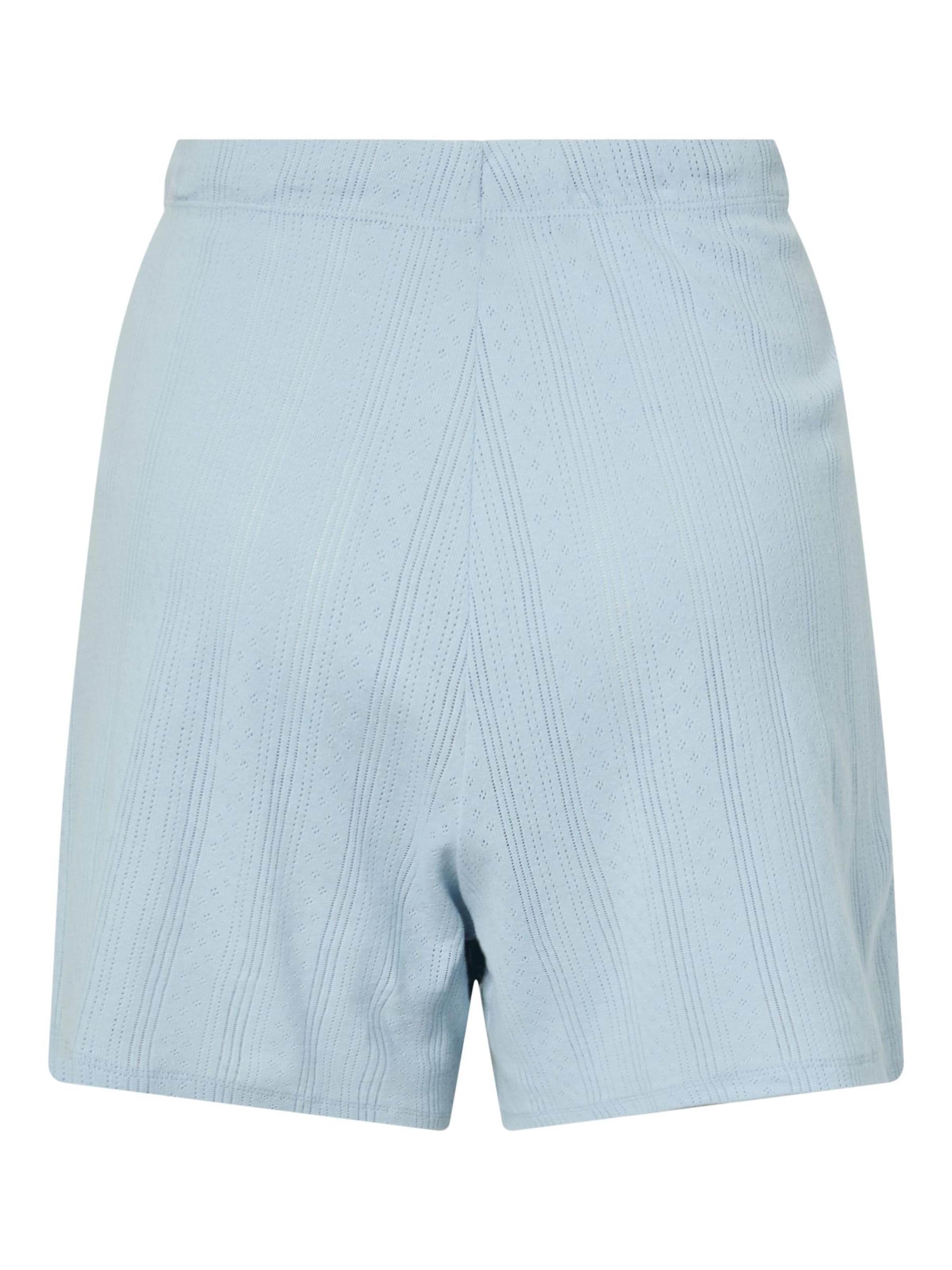 PIECES Regular Trousers in Blue