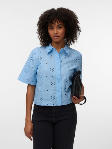 VERO MODA Bluse 'VMEliza' i blå: forside