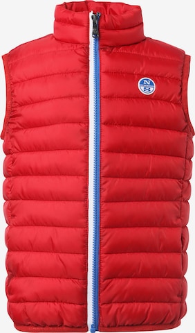 North Sails Sports Vest in Red: front