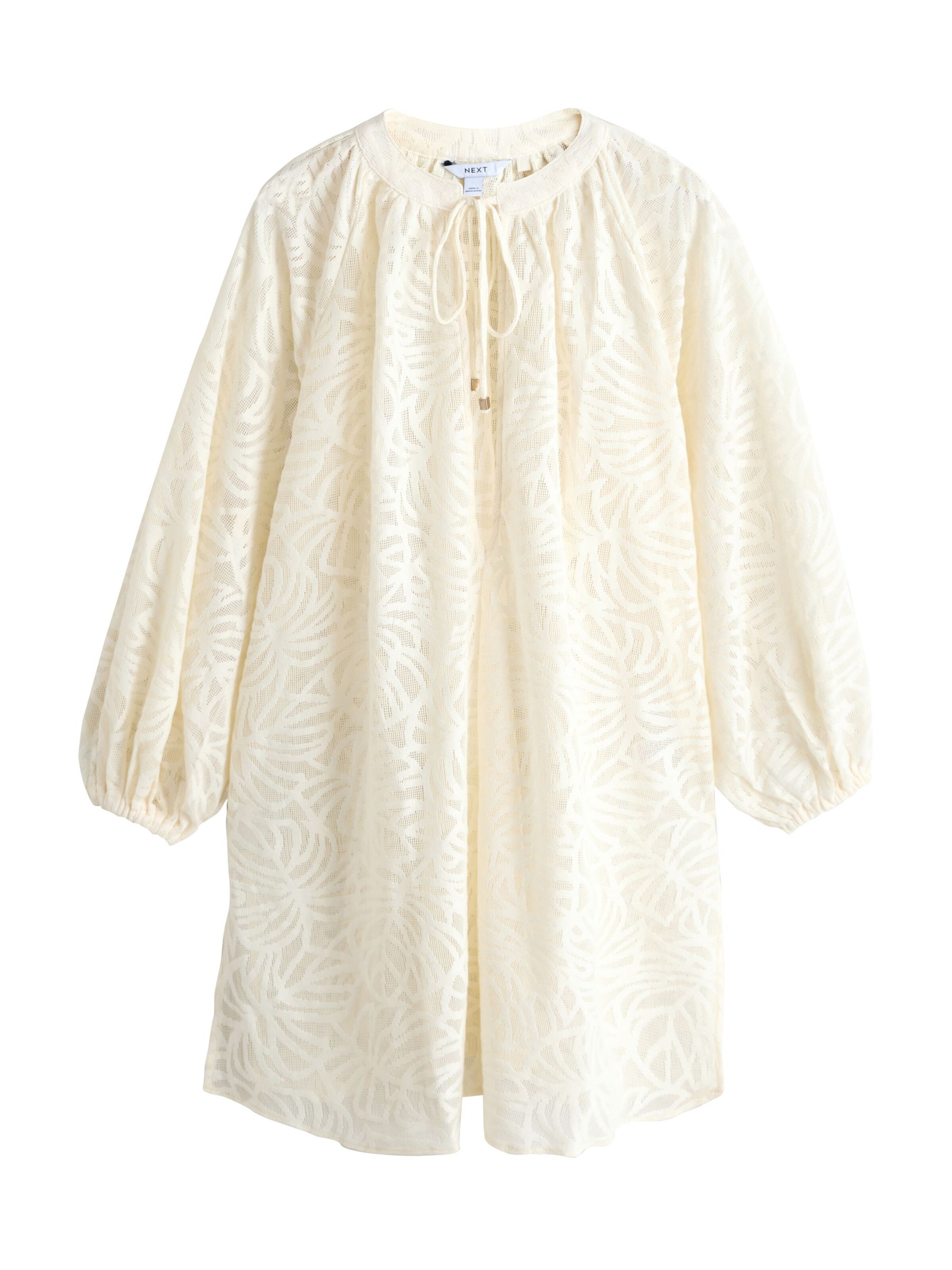 Next Пляжное платье в Бежевый: спереди