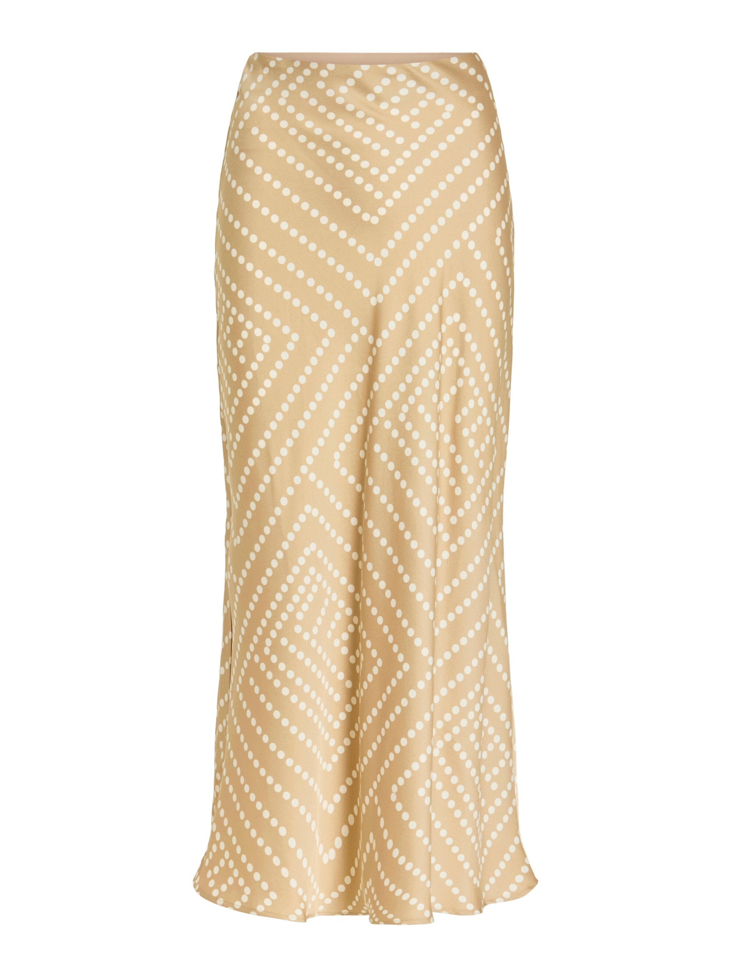 VILA Φούστα 'VIEllette' σε ανοικτό μπεζ / λευκό, Άποψη προϊόντος