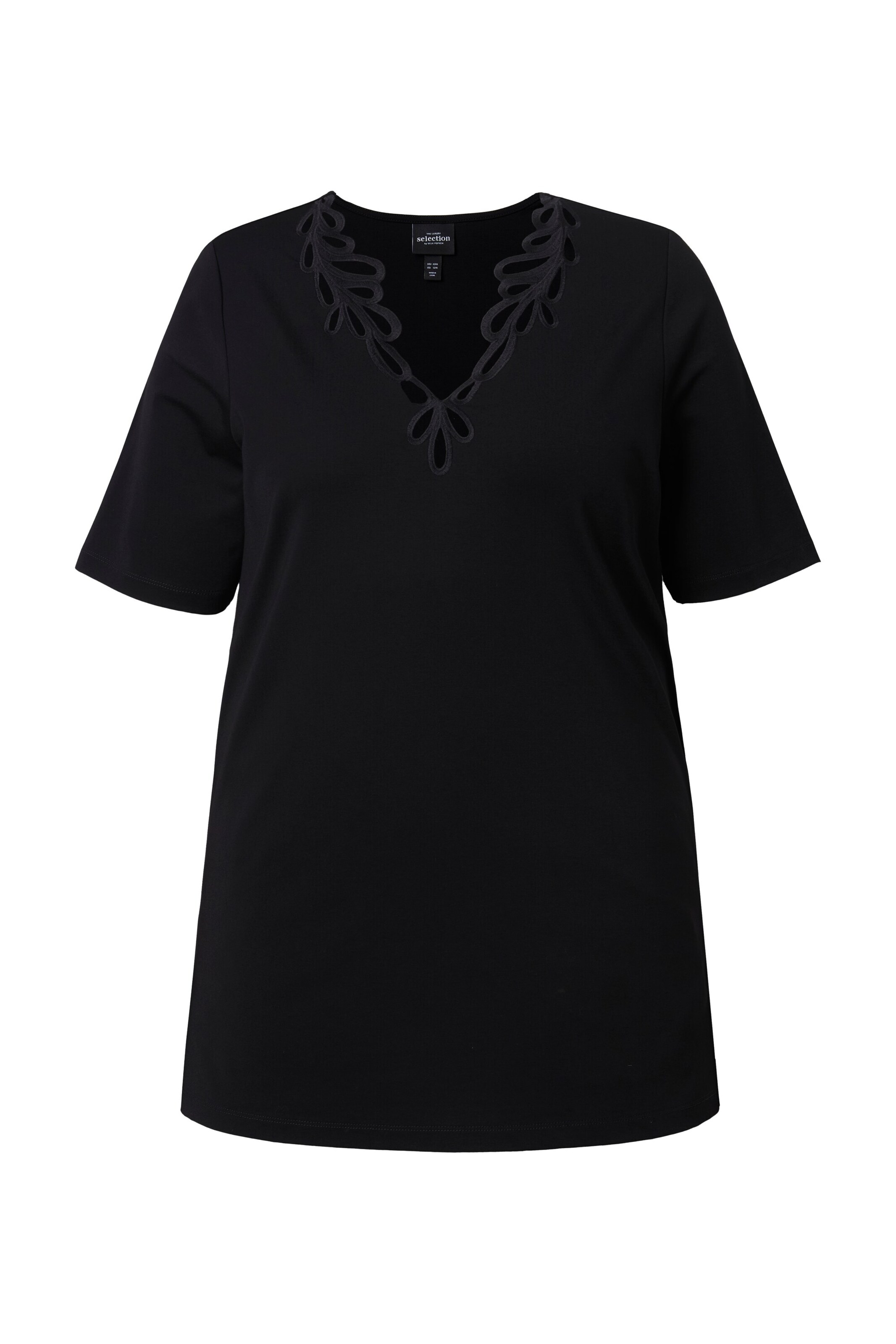 Ulla Popken Blouse in Black: front