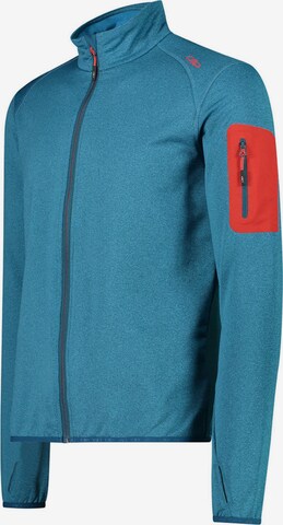 CMP Athletic Fleece Jacket 'Gridtech' in Blue