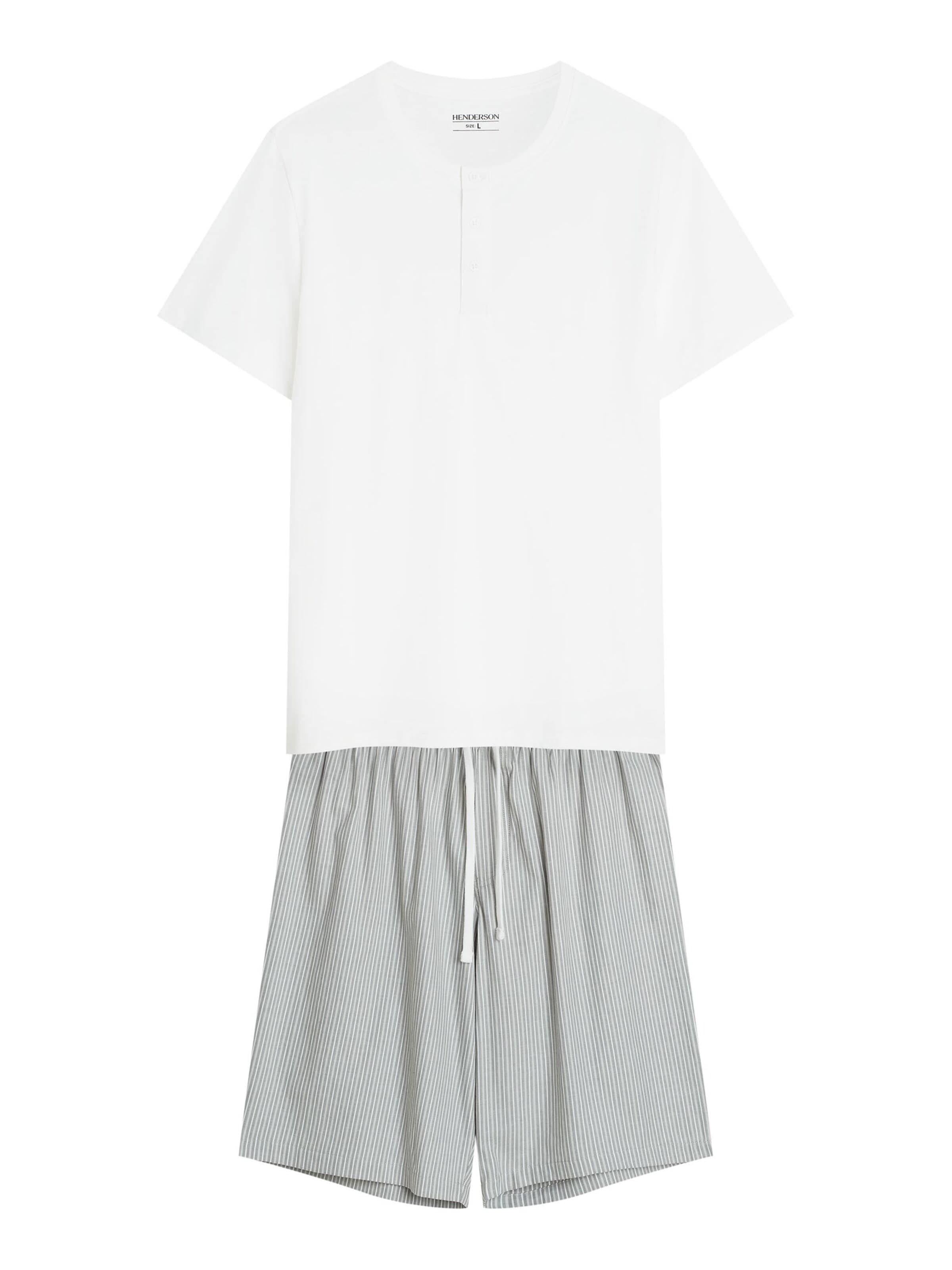 Henderson - Pijama corto 'Nigri' en beige