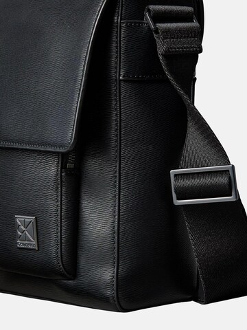 Calvin Klein Laptop bag 'Emblem' in Black