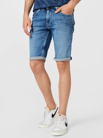 Tommy Jeans Regular Shorts 'Ronnie' in Blau: predná strana