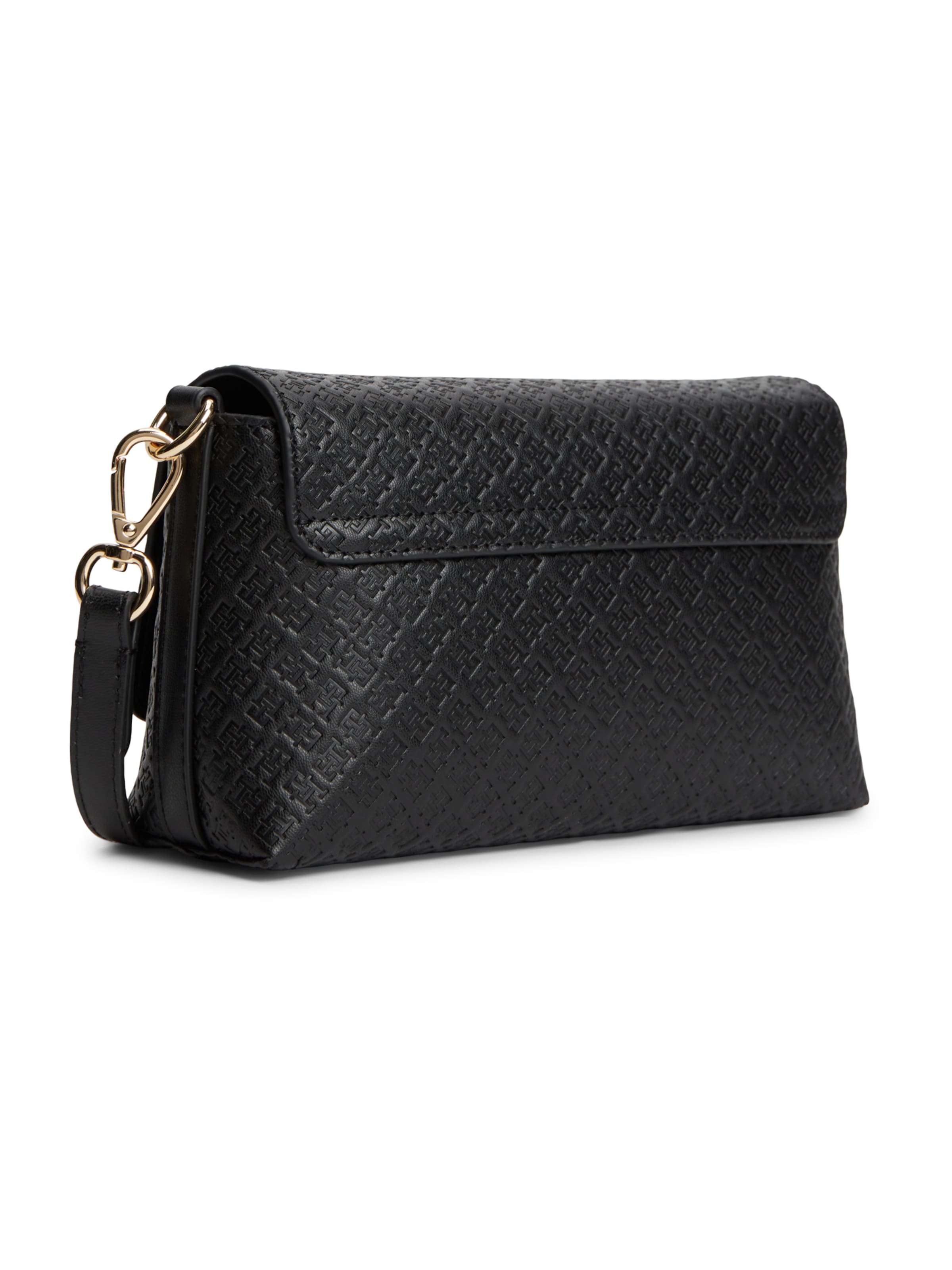 melns TOMMY HILFIGER Pleca soma 'CROSSOVER MONO'