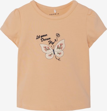 T-Shirt 'FARLET' NAME IT en orange : devant