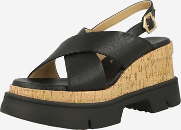 TT. BAGATT Sandal 'Trish' i svart: framsida