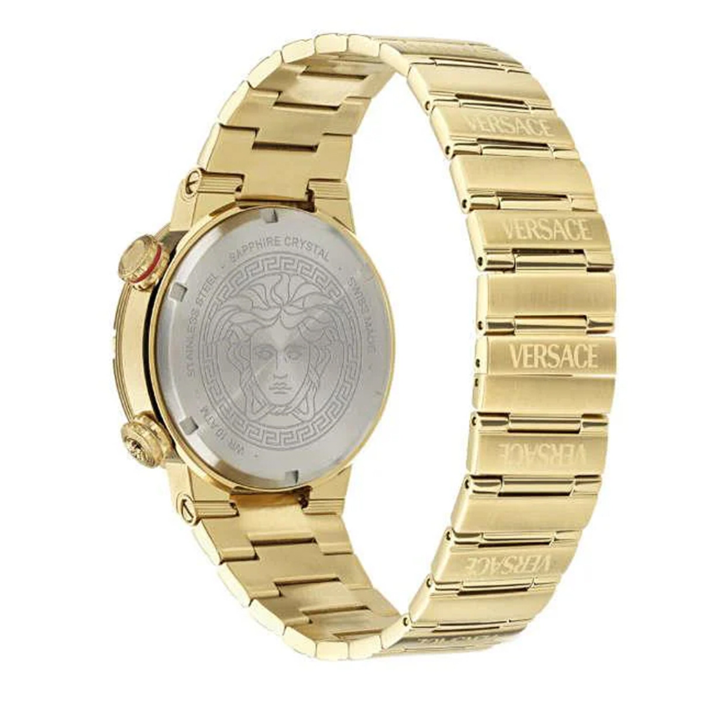 VERSACE Analoguhr 'Greca Logo Diver' in Gold