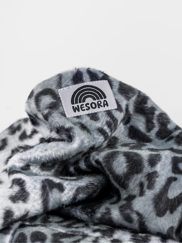 WESORA GmbH Schlauchschal 'Premium Kunstfell Neckwarmer' in Grau