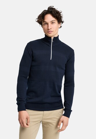 Kronstadt Trui 'Hannes' in Blauw: voorkant