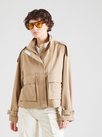 REPLAY Tussenjas in Beige: voorkant