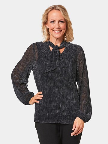 Goldner Blouse in Zwart: voorkant