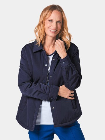 Goldner Jacke in Blau: Vorderseite