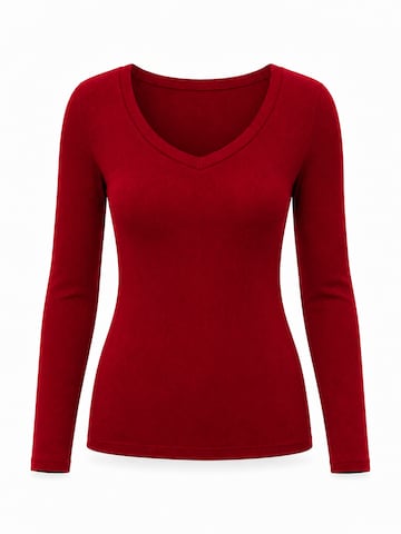 AOTTORI Shirt in Rot: Vorderseite