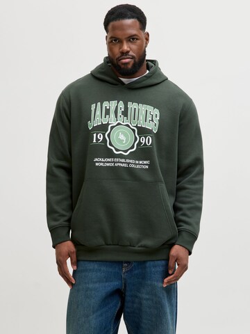 Sweat-shirt JACK & JONES en vert : devant
