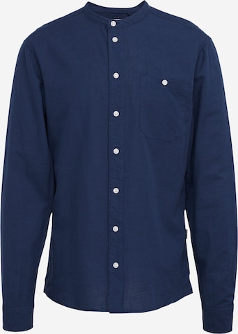 BLEND - Ajuste estrecho Camisa 'SEA' en azul: frente