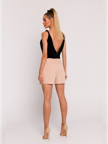 made of emotion - Loosefit Pantalón en beige
