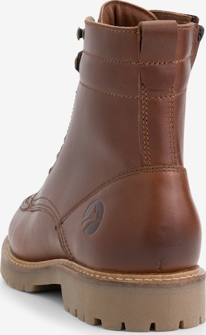 Bottes à lacets 'Haugesund ' Travelin en marron