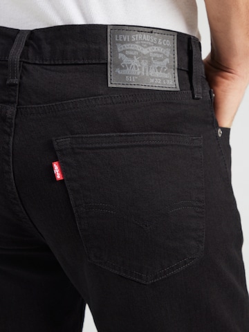 juoda LEVI'S ® Prigludęs Džinsai '511®'