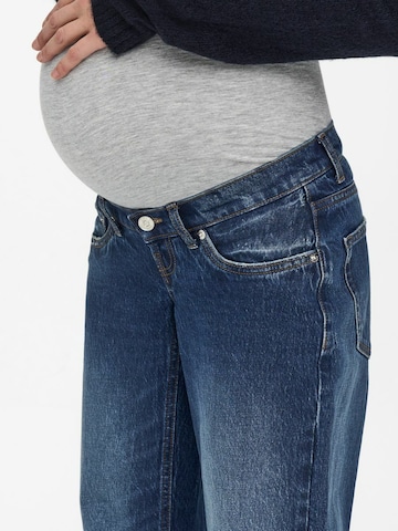 Only Maternity Regular Jeans i blå