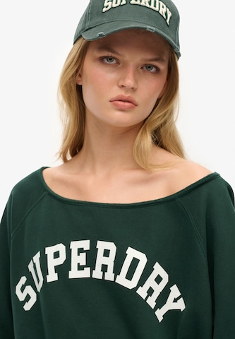 Sweat-shirt Superdry en vert