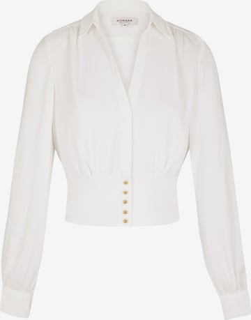 Camicia da donna di Morgan in bianco: frontale