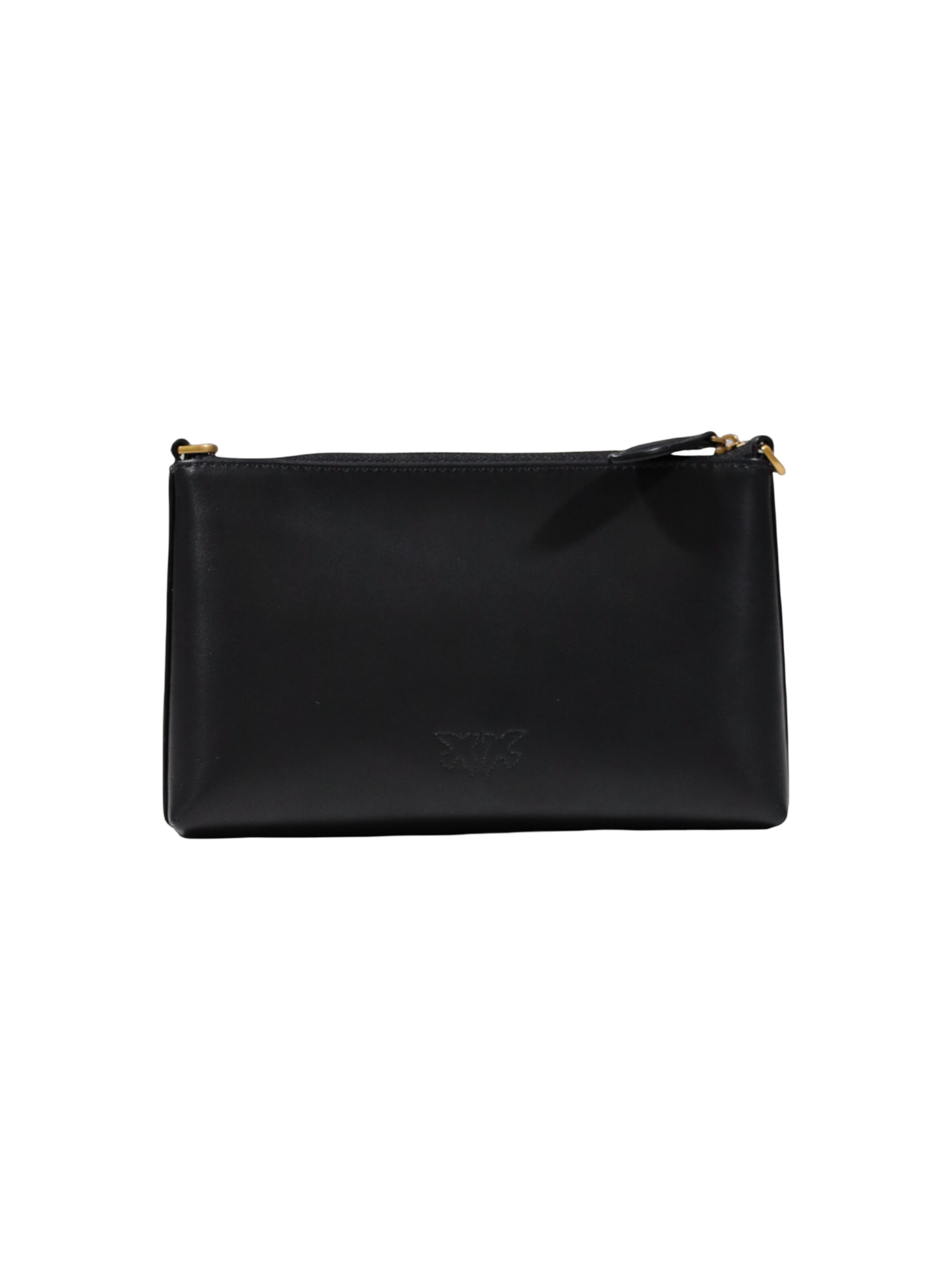 PINKO - Bolso saco 'FLAT HORIZONTAL MINI VITELLO 104277 A0F1' en negro