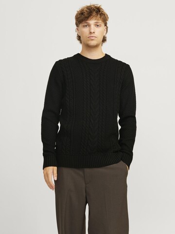 JACK & JONES Trui in Zwart: voorkant