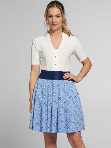 SPIETH & WENSKY Skirt 'Alexandra' in Blue: front