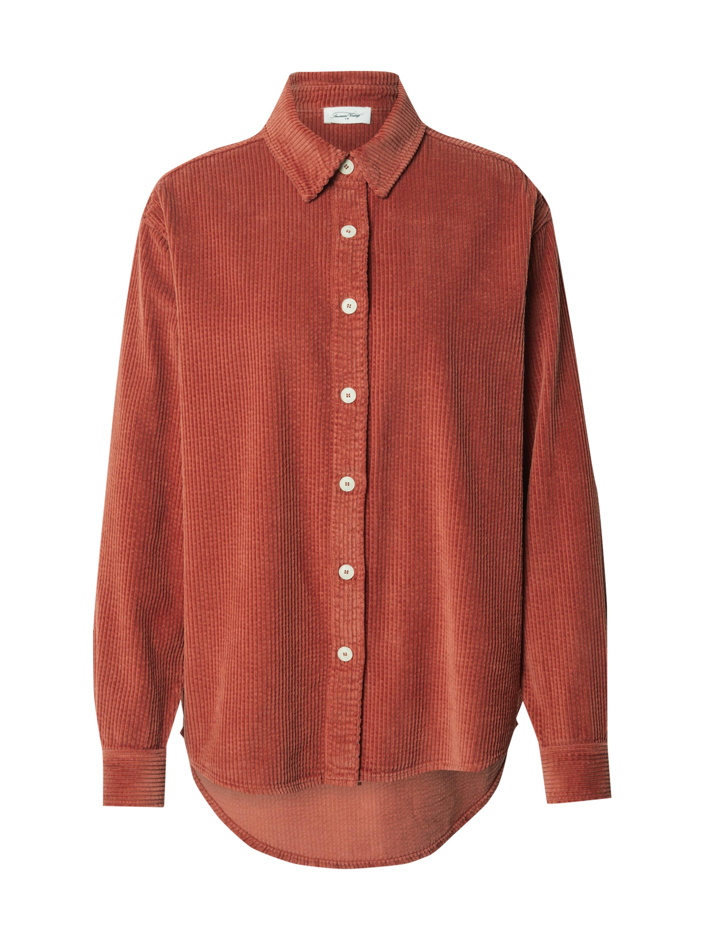 AMERICAN VINTAGE Блуза 'PADOW' в червено: отпред