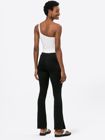 TOM TAILOR DENIM Flared Leggings in Black