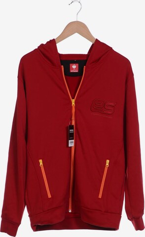 Engelbert Strauss Sweatshirt & Zip-Up Hoodie in M in Red: front