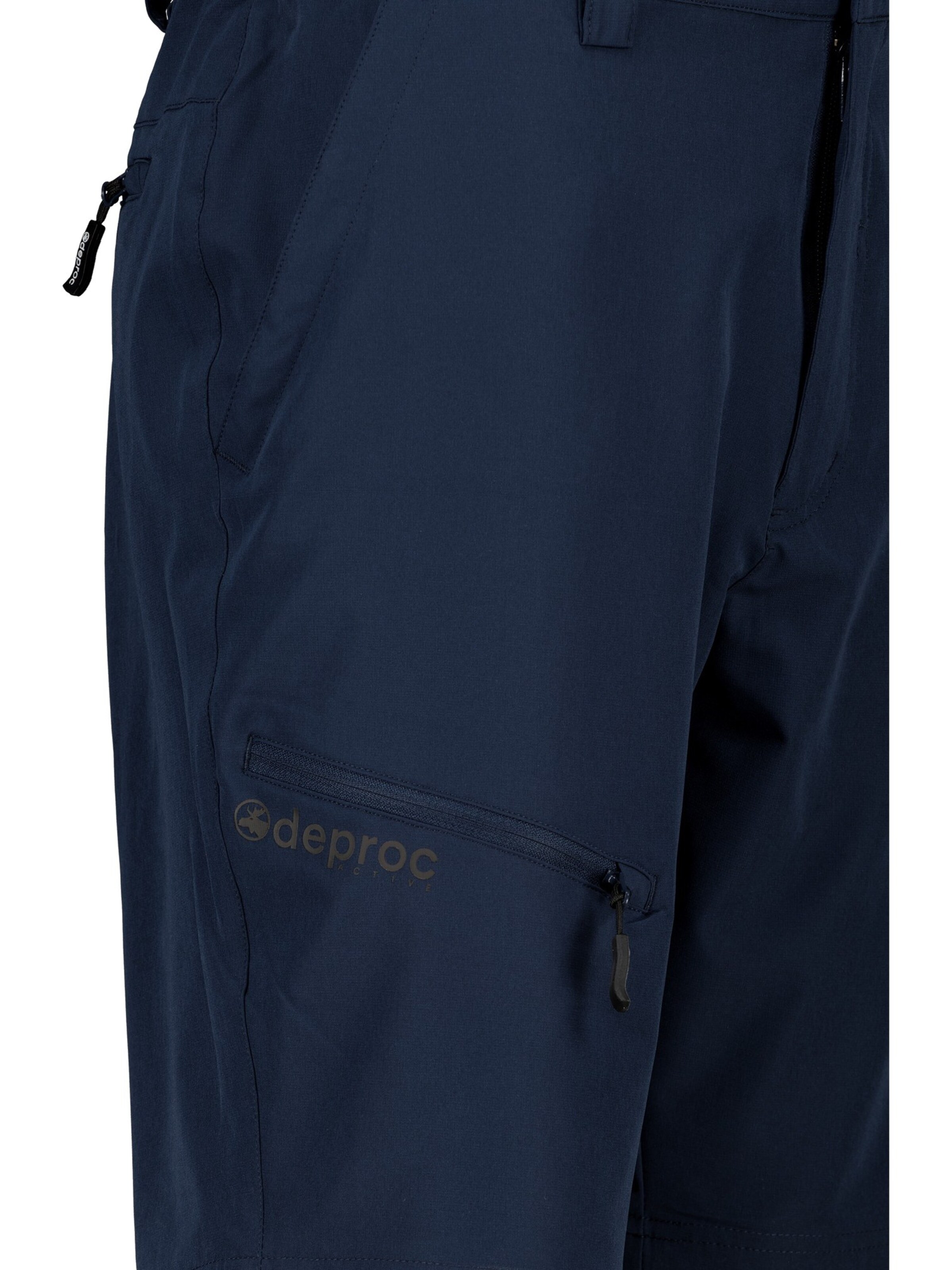 deproc Slimfit Udendørsbukser 'Trekkingshorts Kentville MEN Bermuda Outdoorhose Funktionshose Shorts' i blå