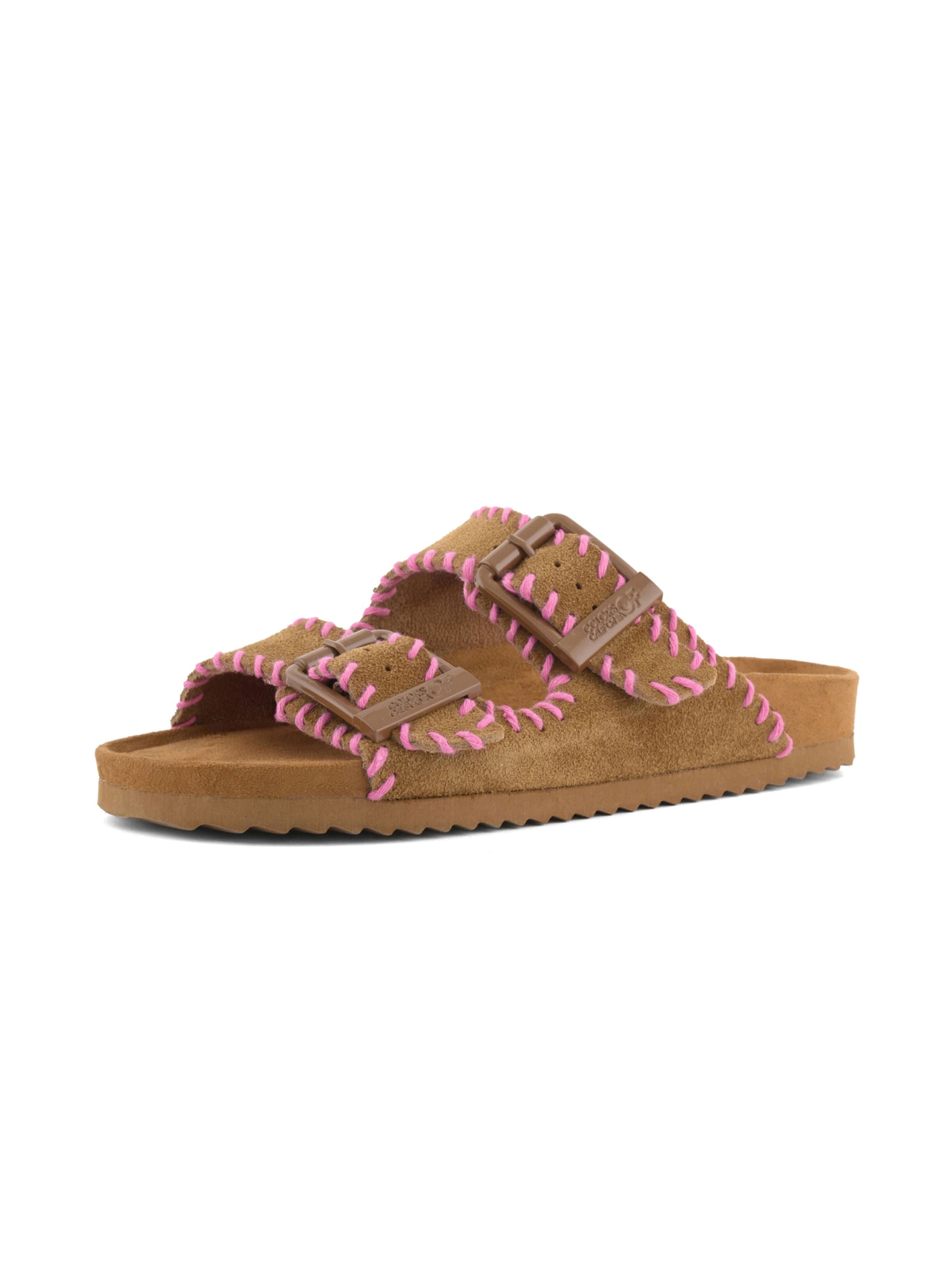 COLORS OF CALIFORNIA Pantolette i brun: framsida