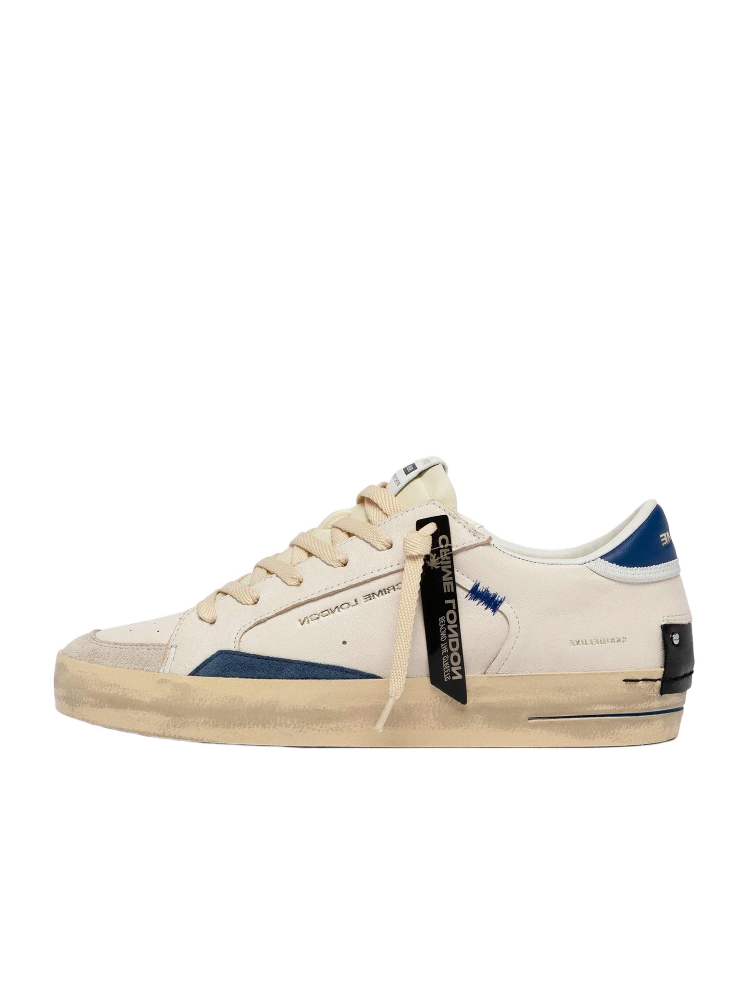 Crime London Sneakers laag in Beige: voorkant