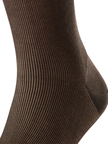 FALKE Socks 'Fine Shadow' in Brown