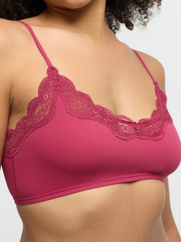 cfabBustier Grudnjak 'Lace Bralette' - roza boja