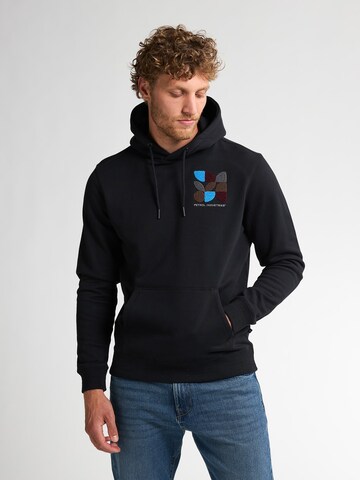 Sweat-shirt Petrol Industries en noir : devant