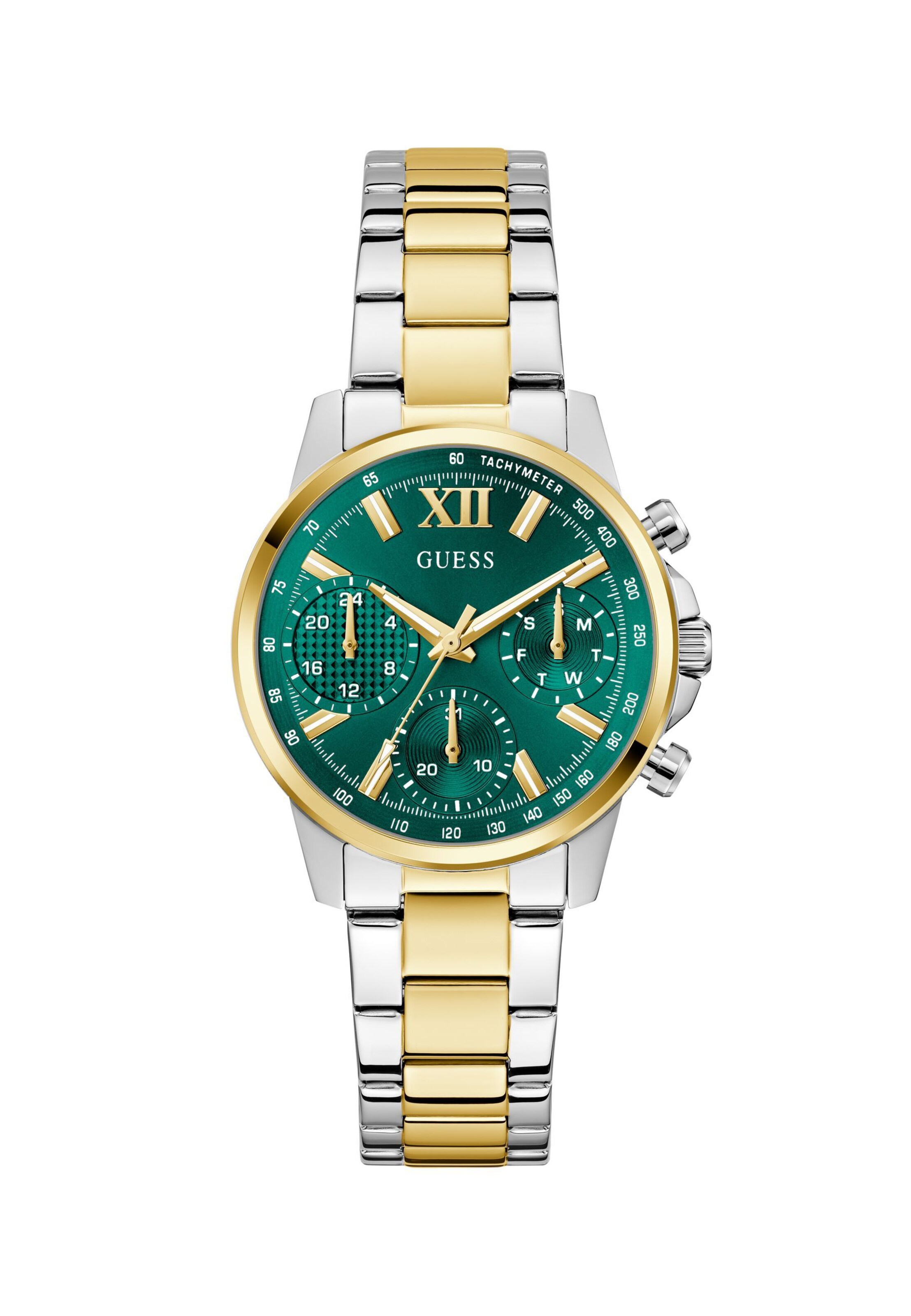 GUESS Analoog horloge 'Bailey' in de kleur Zilver, Productweergave