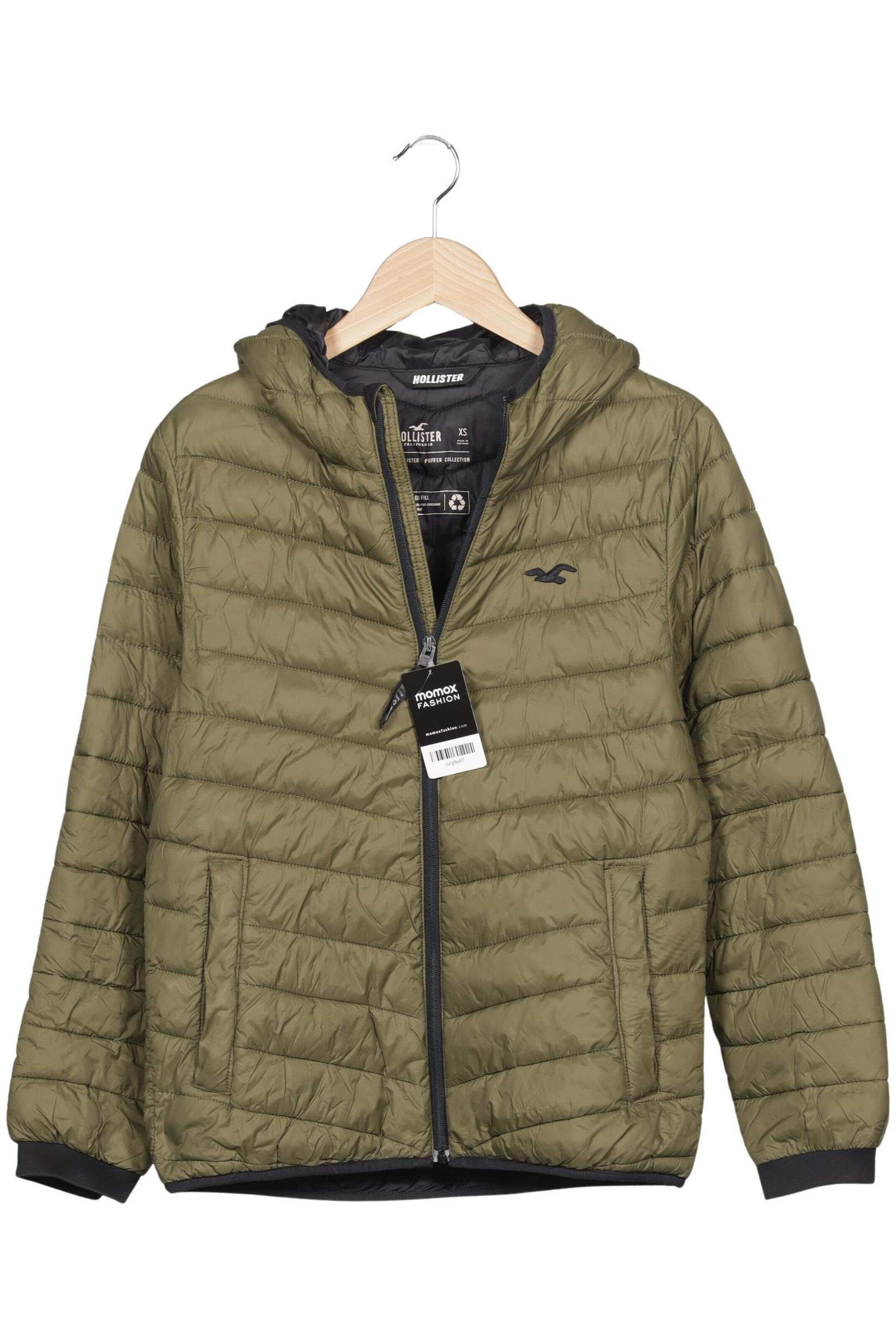 HOLLISTER Jacket & Coat in XS in Green: front